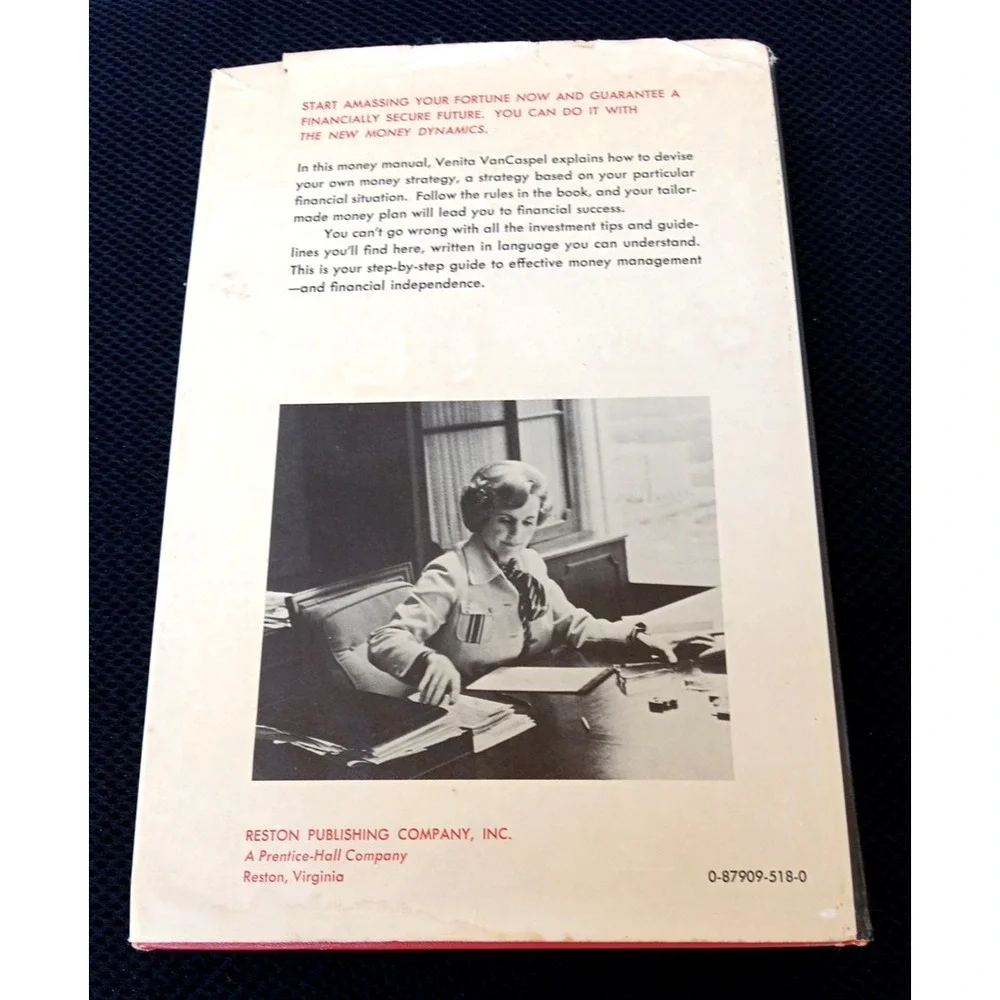 The Power of Money Dynamics   Venita VanCaspel 1978, Vintage Hardcover, Prentic.